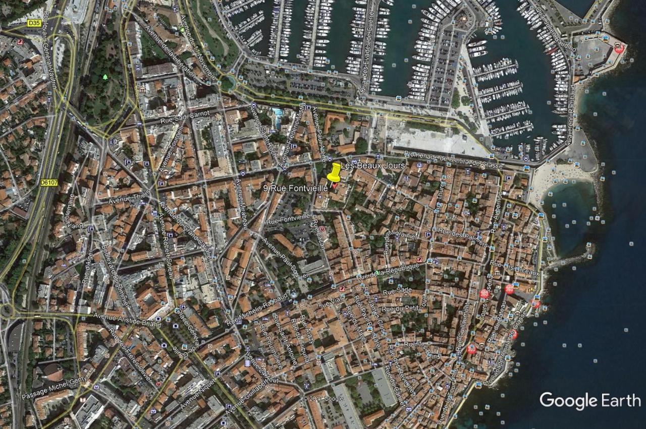 2 Pieces Climatise Avec Balcon Dans Le Vieil Antibes, Residence Avec Ascenseur المظهر الخارجي الصورة